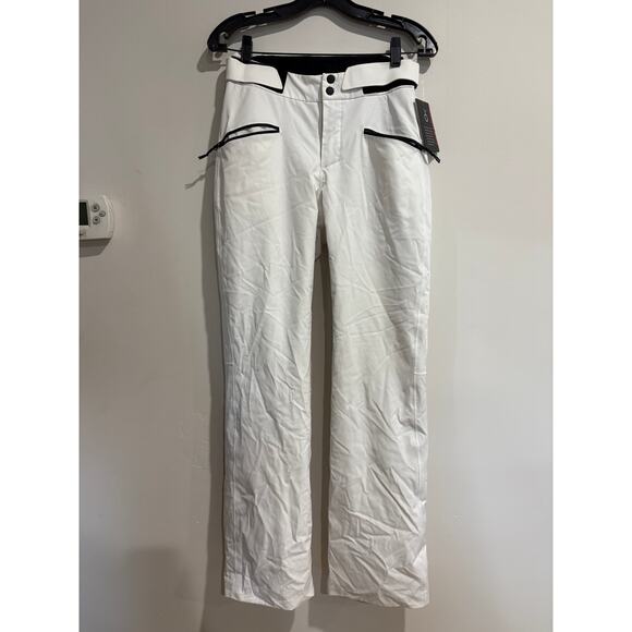 NWT Bogner Fire + Ice Nessa Straight Leg Outdoor Ski Pants Off White Size US 8/M - Picture 3 of 9